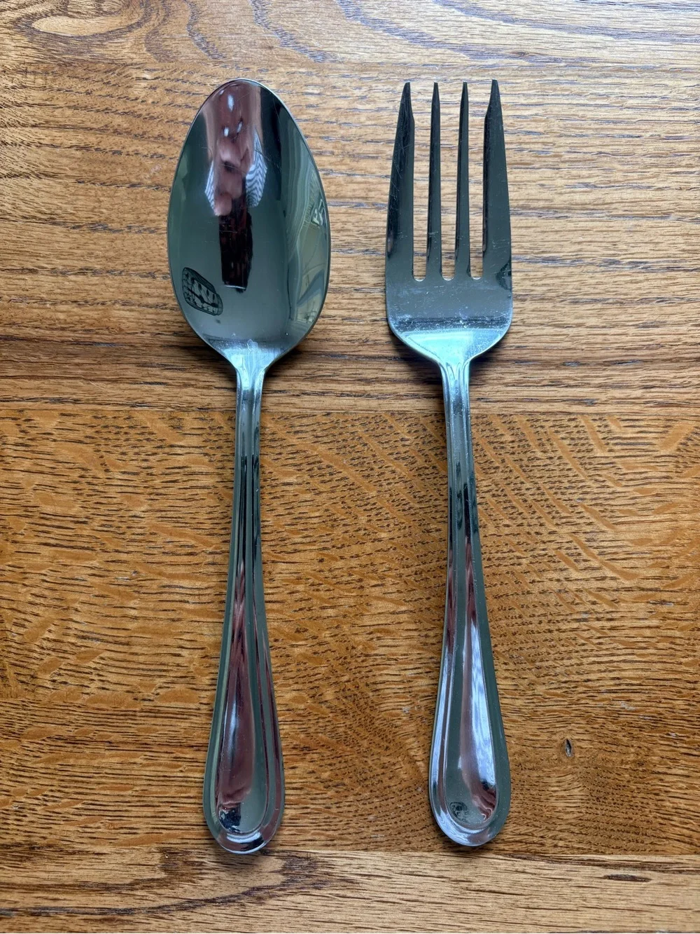 Towle Stratford Stainless Steel Serving Spoon & Meat Fork
